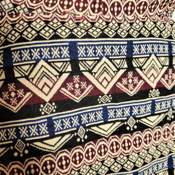 FANYEAH Hoodie Unique Tapestry and Fleece Fabrics Size M - Picture 6 of 6